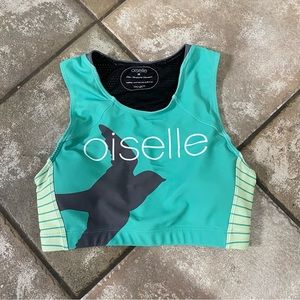 Oiselle Team Running Crop Top/Sports Bra
